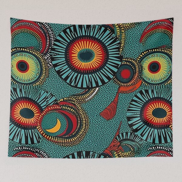 Aperçu de l'œuvre Motif coloré d'Ankara, motif africain d'Ankara, créée et vendue par JD72shirtshop.