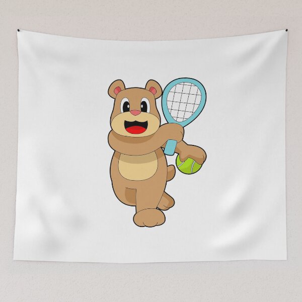 Item preview, Bear Tennis Tennis racket designed and sold by Snabdesign84.