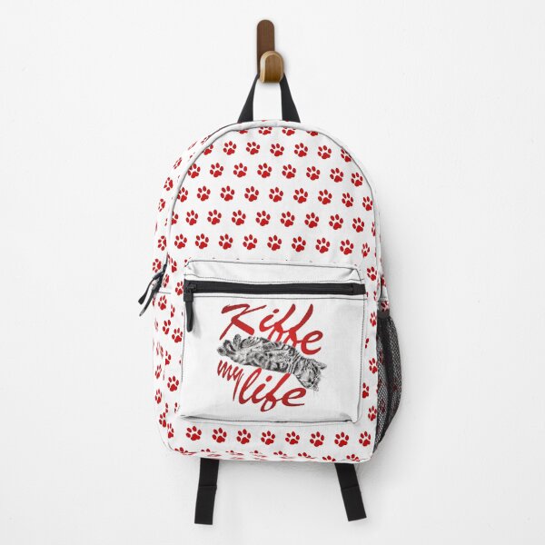 Item preview, Sleeping kitten, Kiffe my life 2 - graphite version, red text designed and sold by SylvieG18.