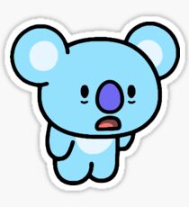  Bt21  Merch Stickers Redbubble