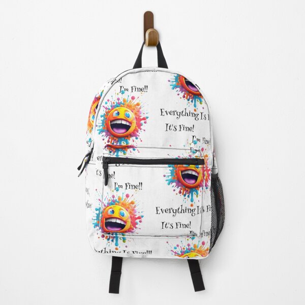Item preview, Smiley : It’s Fine, I’m Fine, Everything Is Fine!!!  designed and sold by Vindbult.