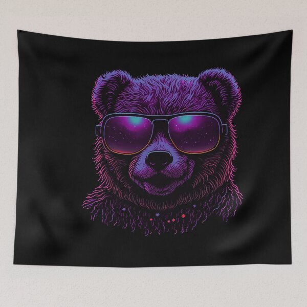 Item preview,  Colorful Bear Portrait designed and sold by Xhevahir.