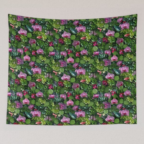 Item preview, Orchid Elegance: Greenroll Phalaenopsis Selections Pattern - Maixibilionoxis Vertical Garden Collection designed and sold by Maixibilionoxis.