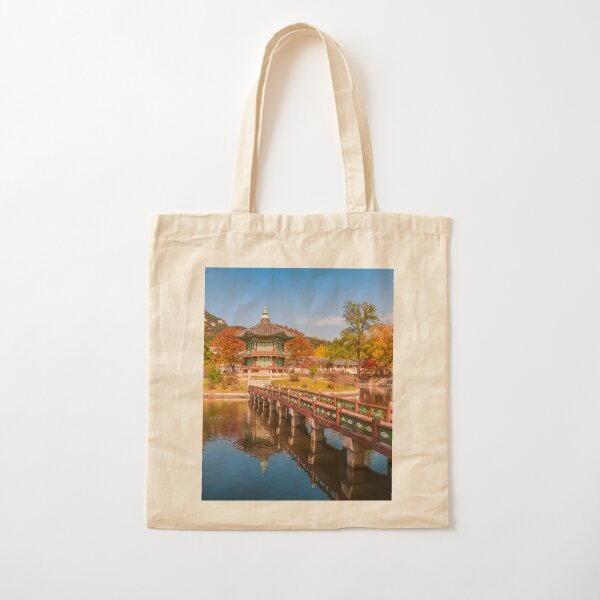 Large Anti-tear Nylon Tote Bag, Streets of Seoul