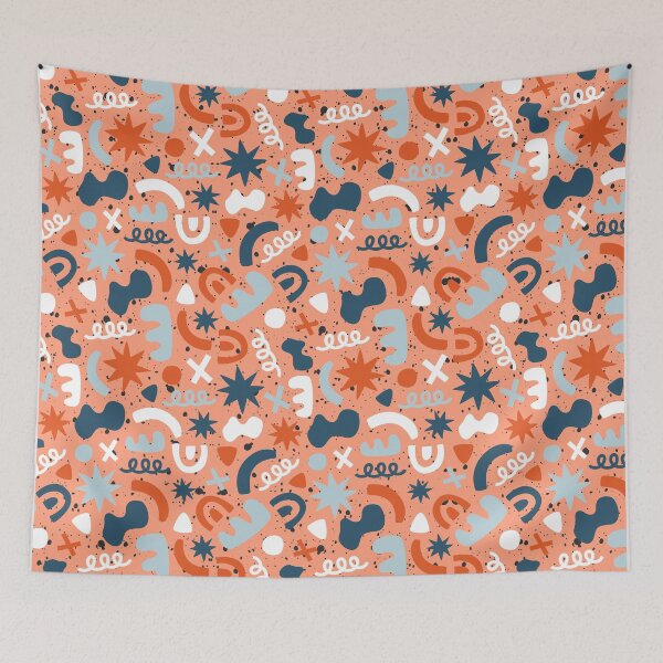 Item preview, A Squiggly Word  - Orange Variation designed and sold by MCanvasworks.