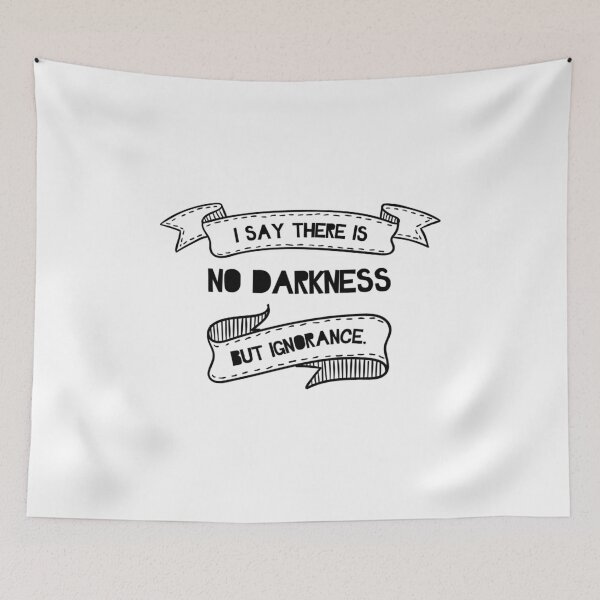Item preview, No Darkness But Ignorance designed and sold by kpccrafty.