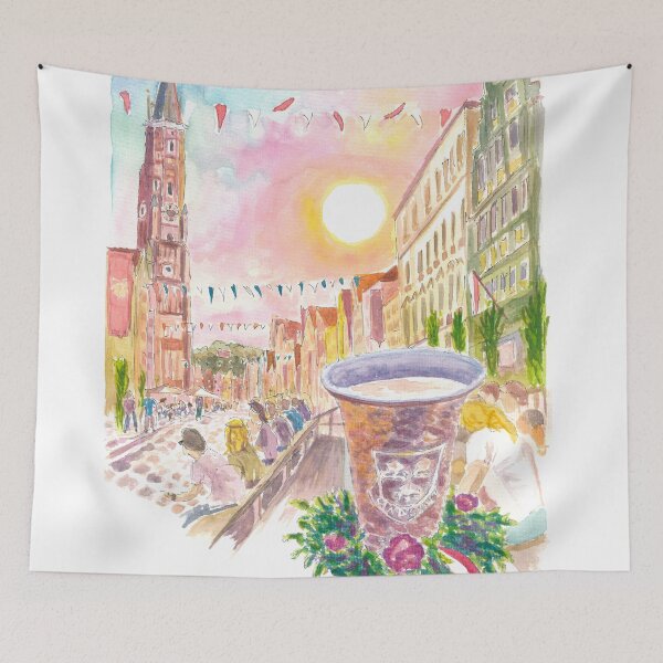 Item preview, Landshut Old Town Grandstand Festival with Copper Mug and Buchskranzl  designed and sold by artshop77.