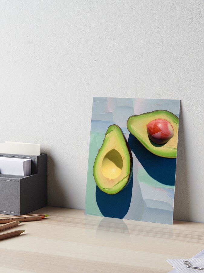 Avocado painting store acrylic 8x10