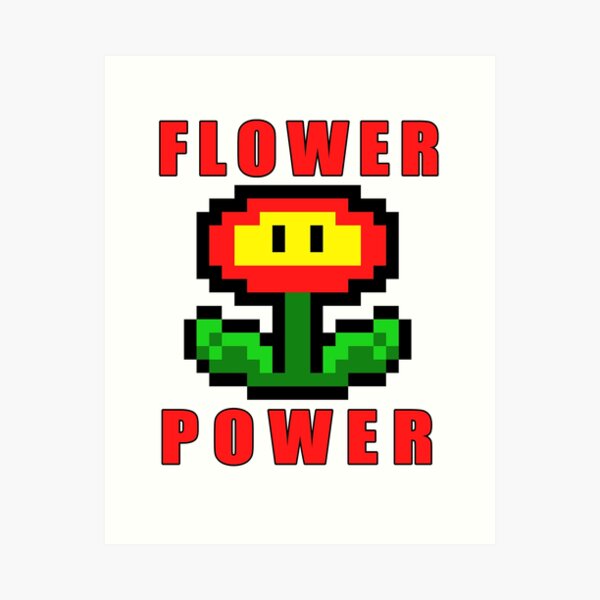 Item preview, flower power designed and sold by FeralJackRabit.