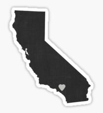 So Cal Liebe in Holzkohle Sticker