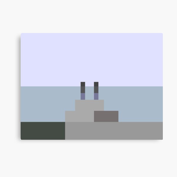 No Men's Land Composition Nr. 677 Canvas Print