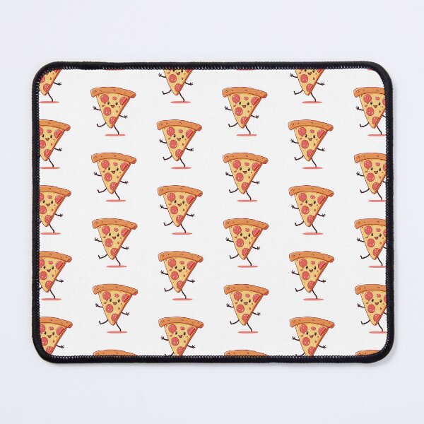 Item preview, Eat Happy Not Healthy Cute walking Pizza  designed and sold by Sara-Design2.