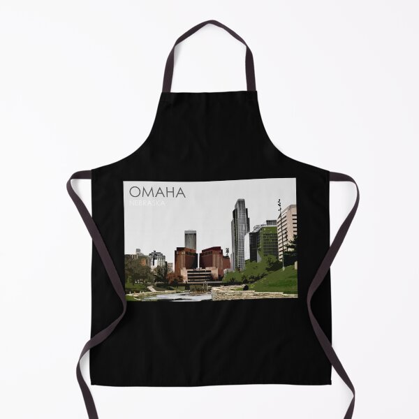 Item preview, Omaha, Nebraska, City Skyline, USA, Travel Print designed and sold by summattodraw.