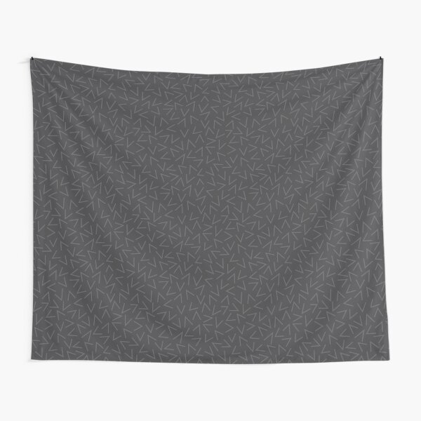 90s Grey Pattern Tapestry