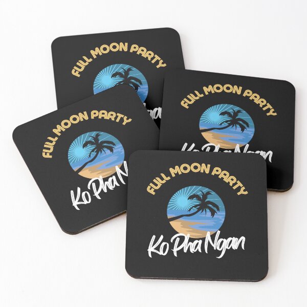 Item preview, Ko Pha Ngan - Full Moon Party Design designed and sold by RektRepublic.