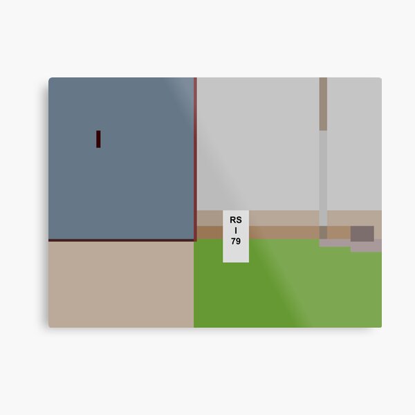 No Men's Land Composition Nr. 145 Metal Print
