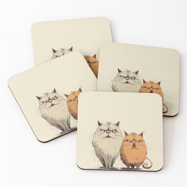 Item preview, Curious funny cats looking peeping staring peeking standing on in inside out of through window view designed and sold by zand-n-zive.