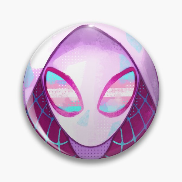 Artikel-Vorschau von Spider-Gwen Trans-Flagge Sticker, designt und verkauft von DearestManor.