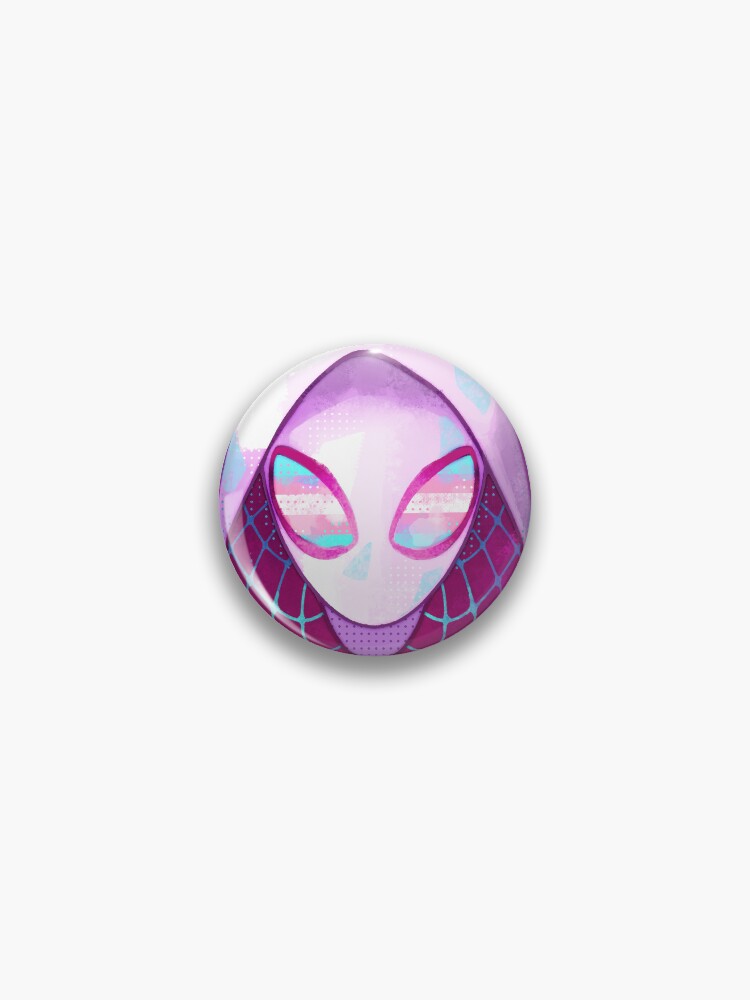 Thumbnail 1 of 3, Pin, Spider-Gwen Trans-Flag Sticker designed and sold by DearestManor.