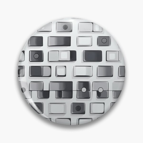 Item preview, Simplified representations of monochromatic keyboard keys designed and sold by Patel-D-Shop.