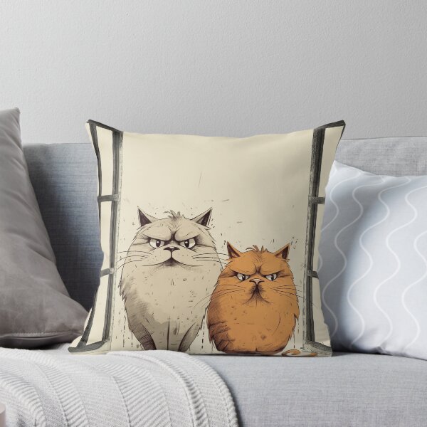 Item preview, Curious funny cats looking peeping staring peeking standing on in inside out of through window view designed and sold by zand-n-zive.