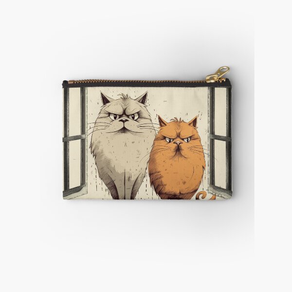Item preview, Curious funny cats looking peeping staring peeking standing on in inside out of through window view designed and sold by zand-n-zive.