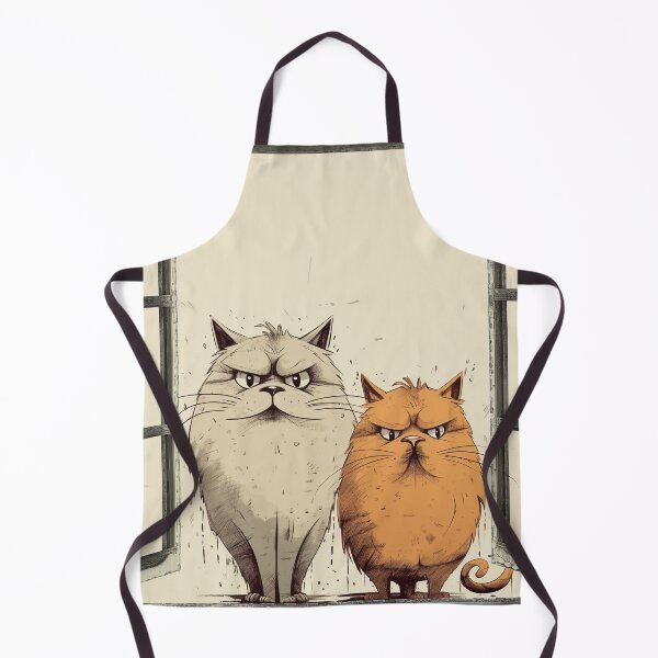 Item preview, Curious funny cats looking peeping staring peeking standing on in inside out of through window view designed and sold by zand-n-zive.
