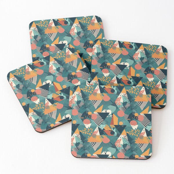 Item preview, Retro Origami Oasis designed and sold by PixelPatchwork.