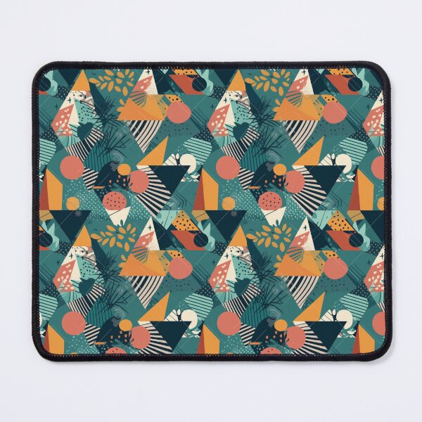 Artikelvorschau, Retro Origami Oasis entworfen und verkauft von PixelPatchwork.
