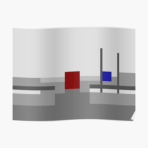 No Men's Land Composition Nr. 459 Poster