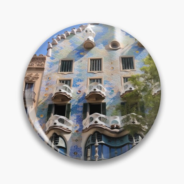 Item preview, Barcelona in Modernist style 3 designed and sold by giggles-omg.