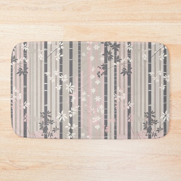 Item preview, Serene Bamboo Stalks And Leaves Minimalistic Japanese Pattern designed and sold by Wonder Of Light.