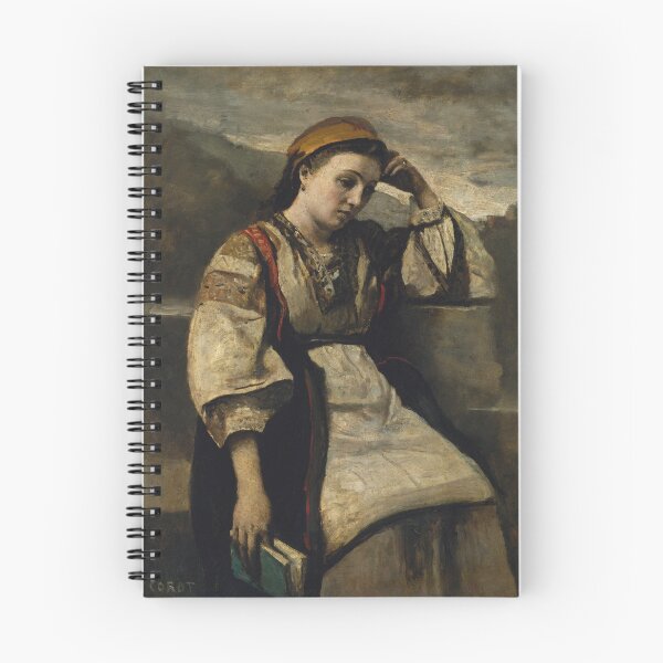 Item preview, Reverie | Camille Corot | 1865 French Art designed and sold by CJET.