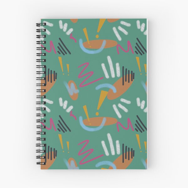 Item preview, Abstract stroke blue colors green funny pattern designed and sold by Yana Mustafina | Boho Soulful Designs.