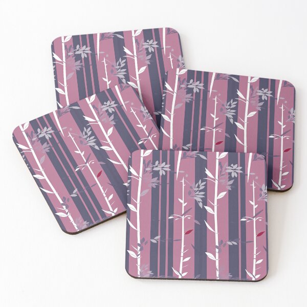 Item preview, Serene Bamboo Stalks And Leaves Minimalistic Japanese Pattern designed and sold by Wonder Of Light.