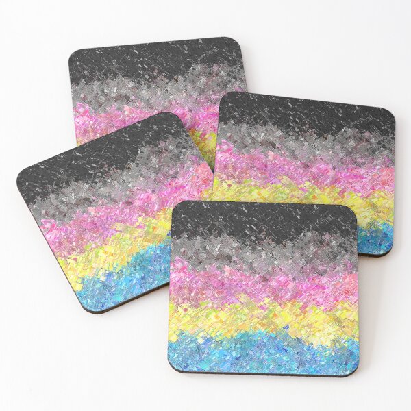 Item preview, Trippy Squiggly Funky Groovy Psychedelic Digital Abstract Polygender Pride Flag designed and sold by Chaos Queery.