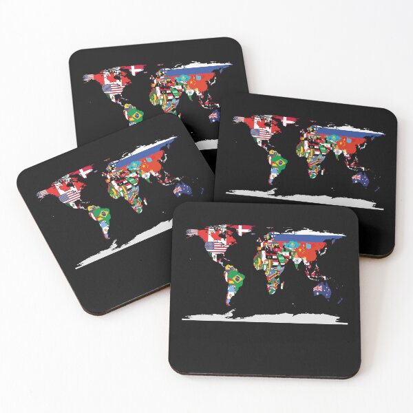 Item preview, All flags of the world, world flags, World map, continental map of Africa, Asia, Europe, North and Latin America and Oceania designed and sold by Flag Outfit.