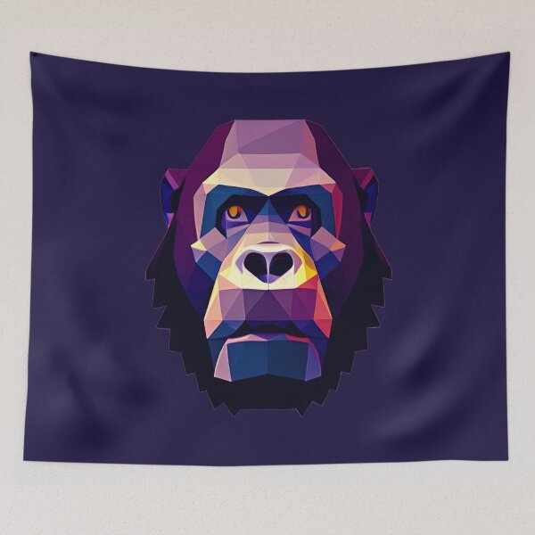 Item preview, Purple Gorilla designed and sold by PolygonXYZ.