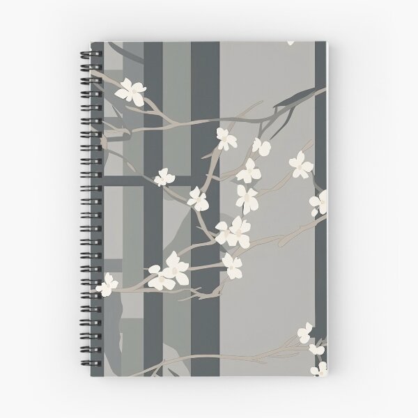 Item preview, Serene Bamboo Frames And Cherry Blossoms Minimalistic Japanese Pattern designed and sold by Wonder Of Light.