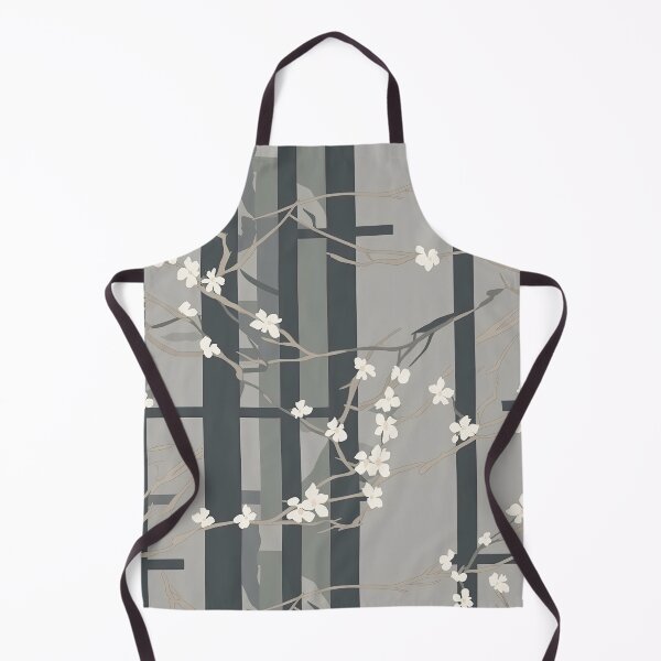 Item preview, Serene Bamboo Frames And Cherry Blossoms Minimalistic Japanese Pattern designed and sold by Wonder Of Light.