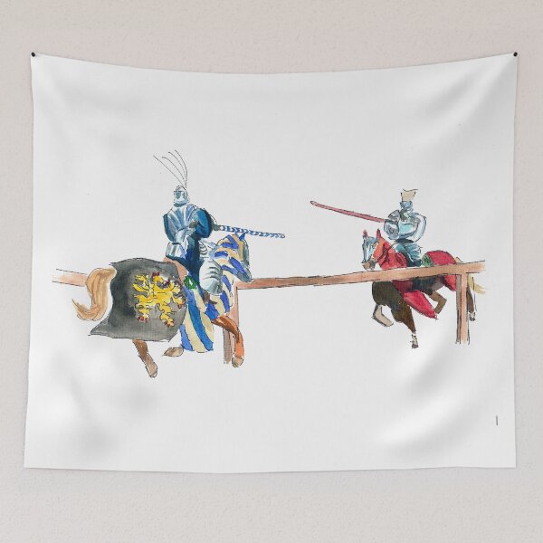 Item preview, Medieval Tournament Jousting Knights designed and sold by artshop77.