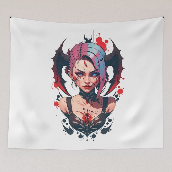 Item preview, Copie de Demon Girl El Diablo designed and sold by Tea-Shirt-Break.