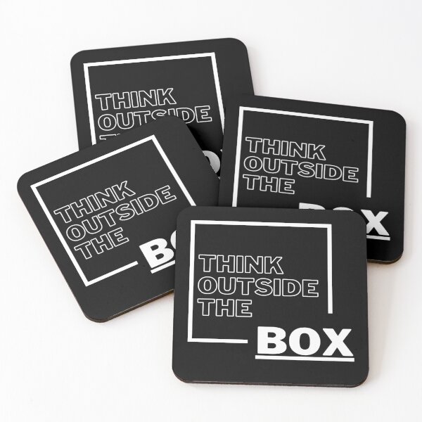 Item preview, Think outside the box designed and sold by brick-red-print.