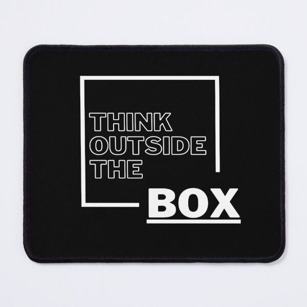 Item preview, Think outside the box designed and sold by brick-red-print.