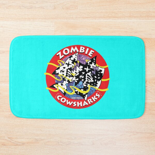 Item preview, Zombie Cowsharks Rounds designed and sold by willibilli.