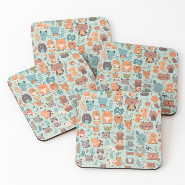 Item preview, Cute jungle animal pattern for all your products designed and sold by The Animal Stuff.
