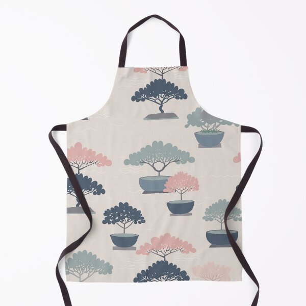Item preview, Serene Bonsai Trees And Flowers Minimalistic Japanese Pattern designed and sold by Wonder Of Light.