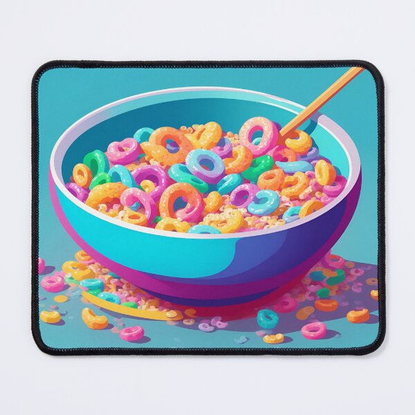 Item preview, Cereal Addict - Fruit Loops Inspired Bowl designed and sold by alchemyaes.