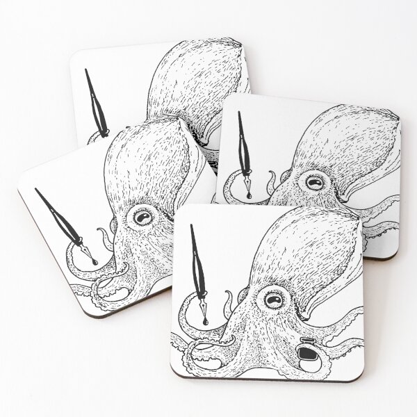 Item preview, ink octopus designed and sold by JRPrairieBoy.