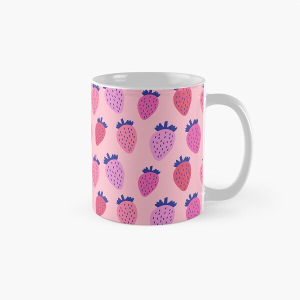 Item preview, In the Strawberry Patch Pattern (pink/blue) designed and sold by Design Minds Boutique.